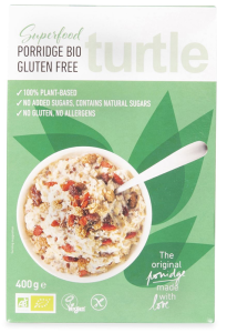 OWSIANKA Z JAGODAMI GOJI I NASIONAMI CHIA BEZGLUTENOWA BIO 400 g - TURTLE