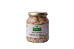 Fasola biała w zalewie BIO 360g/ 240g EKOWITAL
