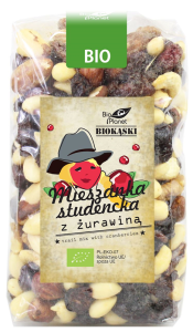 MIESZANKA STUDENCKA Z ŻURAWINĄ BIO 400 g - BIO PLANET