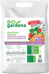 NAWÓZ DO OWOCÓW, WARZYW, ROŚLIN OZDOBNYCH EKO 8 kg - BIO GARDENA