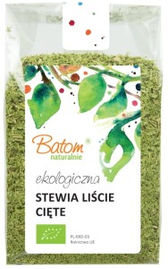 STEWIA LIŚCIE CIĘTE SUSZONE BIO 80 g - BATOM