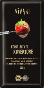 KUWERTURA GORZKA DO GOTOWANIA BIO 200 g - VIVANI