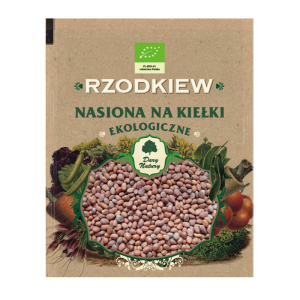 NASIONA RZODKIEWKI BIO NA KIEŁKI 30 g - DARY NATURY