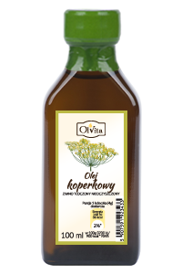 Olej koperkowy tłoczony na zimno, nieoczyszczony 100ml - Olvita