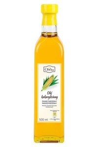 Olej kukurydziany tłoczony na zimno 500ml - Olvita