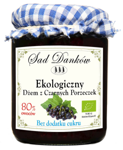 CZARNA PORZECZKA 80% BIO 260 g - SAD DANKÓW