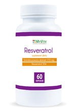 Resveratrol standaryzowany resweratrol ekstrakt 250mg 60 tabletek MyVita