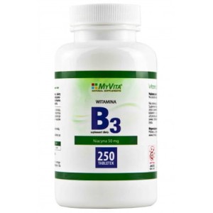 Witamina B3 (niacyna) 50mg 250tabl MYVITA