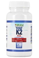 Naturalna witamina K2 MK-7 MAX  200mcg 120 tabletek MYVITA