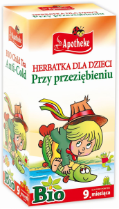HERBATKA DLA DZIECI - LIPA, CZARNY BEZ, RUMIANEK BIO 20 x 1,5 g - APOTHEKE
