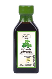 Olej z nasion pietruszki tłoczony na zimno nieoczyszczony 100ml - Olvita