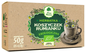 HERBATKA Z KOSZYCZKÓW RUMIANKU BIO (25 x 2 g) - DARY NATURY