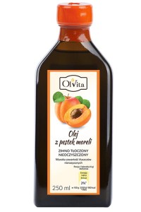 Olej z pestek moreli tłoczony na zimno 250ml - Olvita