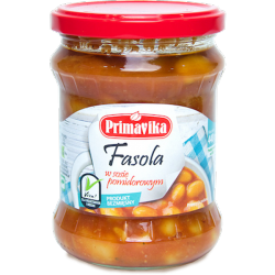 Fasola w sosie pomidorowym 440 g