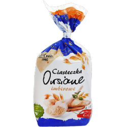 Ciasteczka owsiane bez cukru imbirowe
