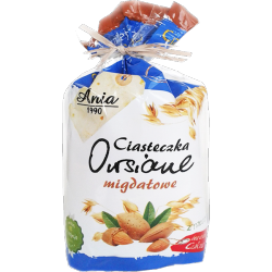 Ciasteczka owsiane MIGDAŁOWE b/cukru 150g ANIA