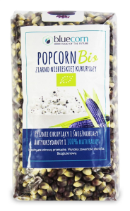 ZIARNA POPCORNU Z NIEBIESKIEJ KUKURYDZY BIO 350 g - POPCROP