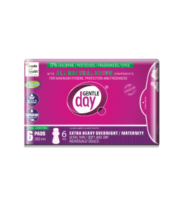 PODPASKI HIGIENICZNE POPORODOWE Z PASKIEM ANIONOWYM 6 SZT. - GENTLE DAY