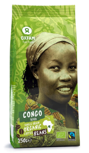 KAWA ZIARNISTA ARABICA Z OKOLIC JEZIORA KIVU FAIR TADE BIO 250 g - OXFAM