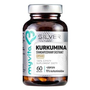 SILVER PURE 100% Kurkumina 95% + Piperyna  MyVita