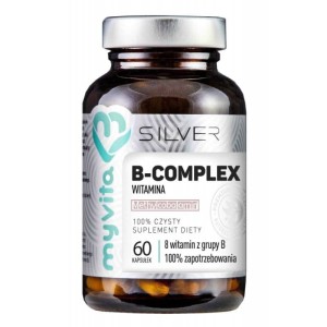 SILVER PURE 100% Wit. B-Complex 60kaps MYVITA