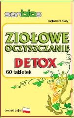 Ziołowe oczyszczanie - DETOX (60 tabletek) SANBIOS