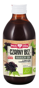 SOK Z OWOCÓW CZARNEGO BZU NFC BIO 250 ml - POLSKA RÓŻA