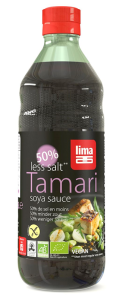SOS SOJOWY TAMARI 50% MNIEJ SOLI BEZGLUTENOWY BIO 500 ml - LIMA