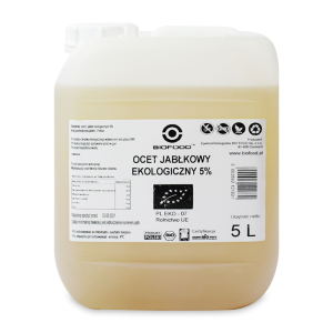 OCET JABŁKOWY 5% NIEFILTROWANY BIO 5 L - HORECA (BIO FOOD)