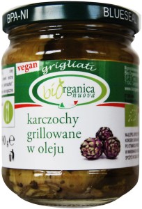 KARCZOCHY GRILLOWANE W OLEJU SŁOIK BIO 190 g - BIO ORGANICA ITALIA (BIORGANICA NUOVA)