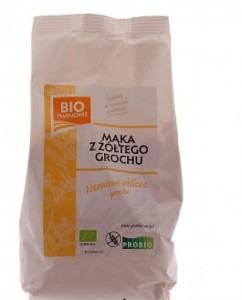 Mąka z Żółtego Grochu Bio Bezglutenowa 450 g Bioharmonie
