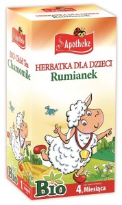HERBATKA DLA DZIECI - RUMIANKOWA BIO 20 x 1 g - APOTHEKE