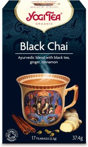HERBATA CZARNA BLACK CHAI Z IMBIREM I CYNAMONEM BIO (17 x 2,2 g) 37,4 g - YOGI TEA