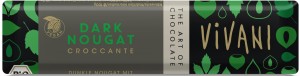 BATON CROCCANTE CZEKOLADA GORZKA NUGATOWA BIO 35 g - VIVANI