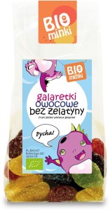 GALARETKI OWOCOWE BEZ ŻELATYNY BIO 100 g - BIOMINKI
