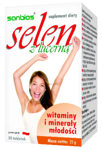 Selen z lucerną (50 tabletek) SANBIOS