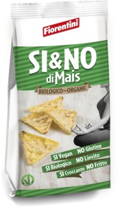 CHRUPKI KUKURYDZIANE Z SOLĄ MORSKĄ BEZGLUTENOWE BIO 100 g - FIORENTINI