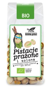 PISTACJE PRAŻONE I SOLONE BIO 100 g - BIO PLANET
