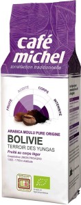 KAWA MIELONA ARABICA BOLIWIA FAIR TRADE BIO 250 g - CAFE MICHEL