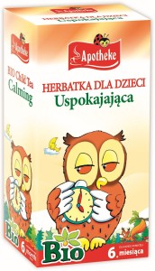 HERBATKA DLA DZIECI - USPOKAJAJĄCA BIO 20 x 1,5 g - APOTHEKE
