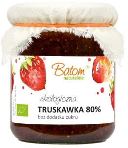 TRUSKAWKA 80% B/C BIO 260 g - BATOM