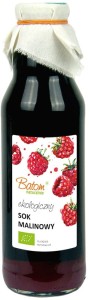 SOK MALINOWY BIO 750 ml - BATOM