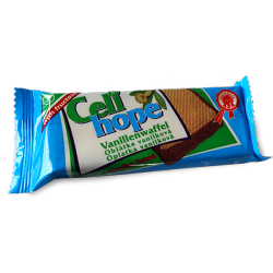 Wafelek bezglut.CELIHOPE waniliowy bez cukru 35g