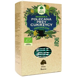 HERBATKA POLECANA PRZY CUKRZYCY BIO (25 x 2 g) - DARY NATURY