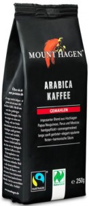 KAWA MIELONA ARABICA FAIR TRADE BIO 250 g - MOUNT HAGEN