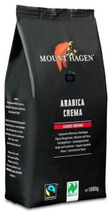 KAWA ZIARNISTA ARABICA CREMA FAIR TRADE BIO 1 kg - MOUNT HAGEN