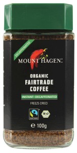 KAWA ROZPUSZCZALNA BEZKOFEINOWA FAIR TRADE BIO 100 g - MOUNT HAGEN