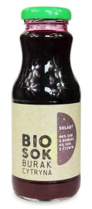 SOK Z BURAKA Z SOKIEM Z CYTRYNY BIO 250 ml - OWOCOWE SMAKI