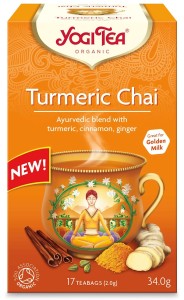 HERBATKA ZŁOTY CHAI Z KURKUMĄ BIO (17 x 2 g) 34 g - YOGI TEA