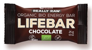 BATON CZEKOLADOWY RAW BEZGLUTENOWY BIO 25 g - LIFEFOOD
